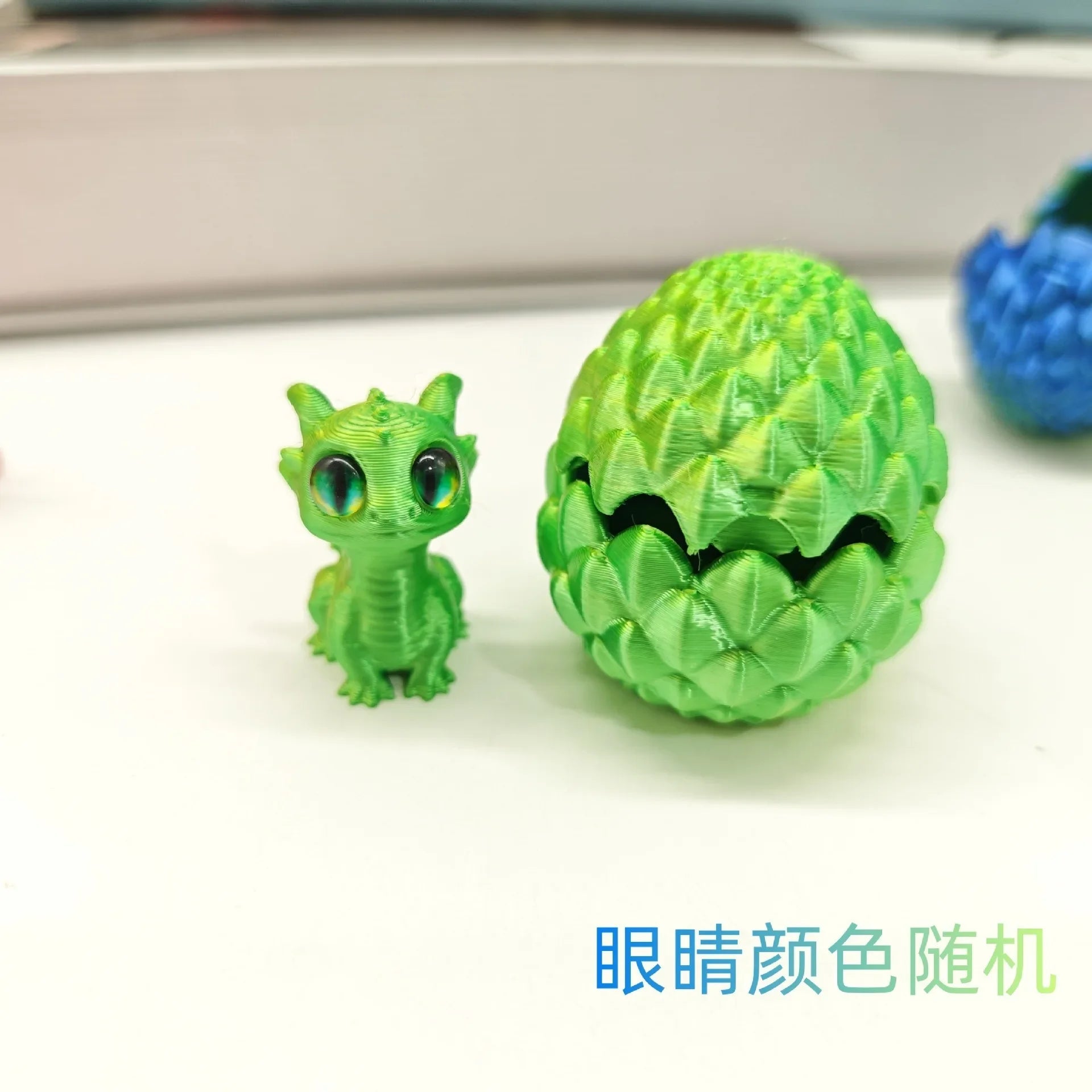 Artistic 3D Printed Dragon Egg Statue - Unique Home Decoration