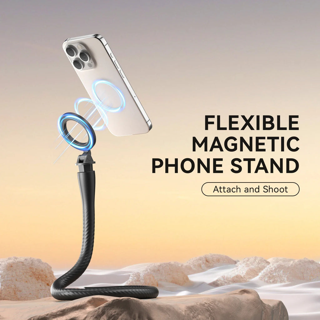 TELESIN Magnetic Flexible Phone Mount for iPhone & Android Devices