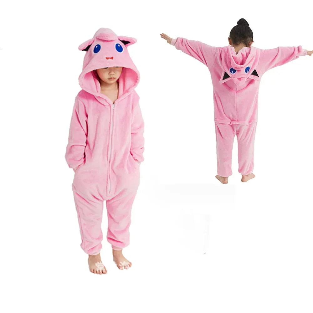 TAKARA TOMY Pokemon Kigurumi Pajamas - Jigglypuff, Pikachu & More!