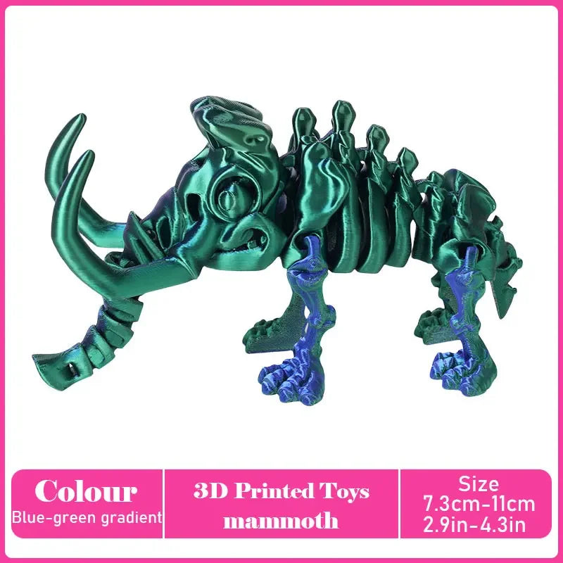 3D Printed Tyrannosaurus Rex Model | Movable Realistic Desktop Decoration