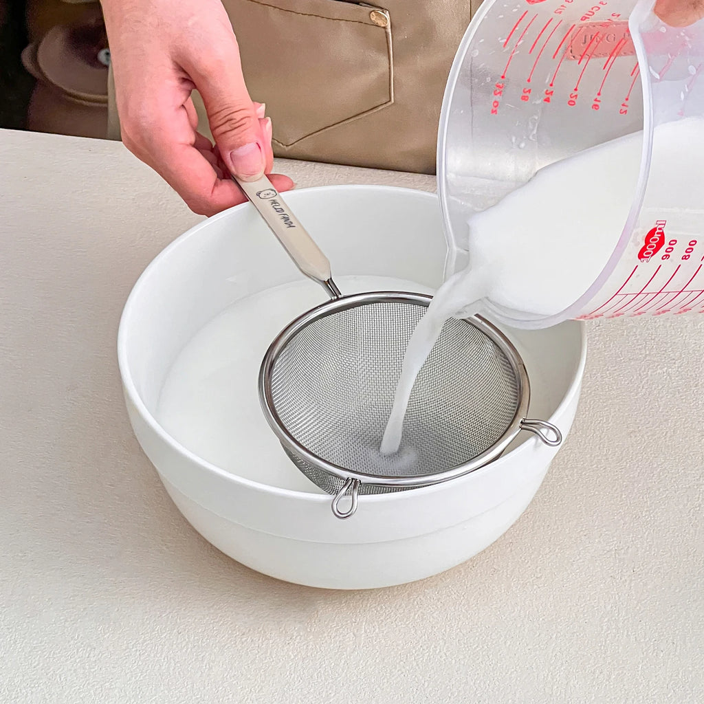 Fine Mesh Strainer Spoon – Stainless Steel Colander & Sieve