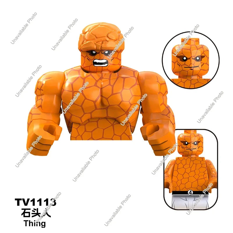 Hot Toys Mini Building Blocks Superhero Figures - Fun for All Ages