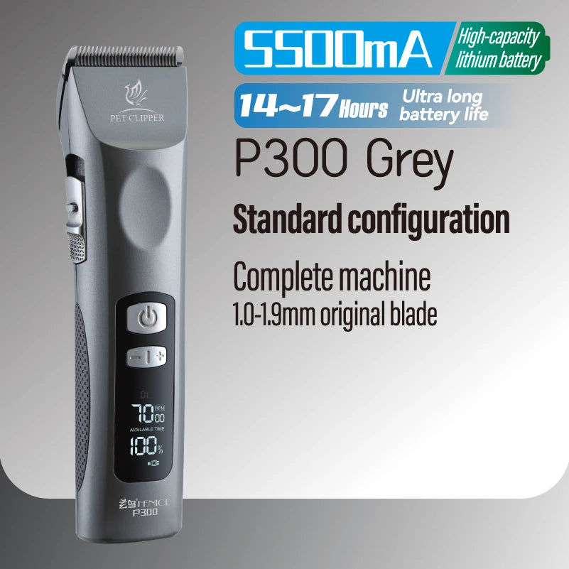 Fenice Cordless Rechargeable Pet Clipper - Professional Grooming Tool