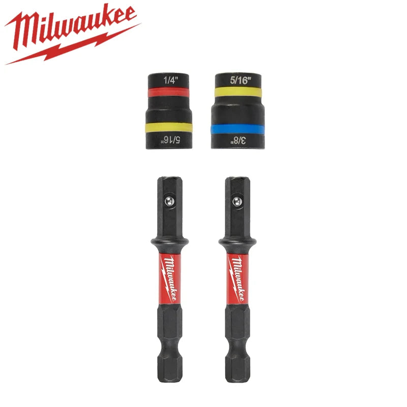 Milwaukee 2-Pack 2-in-1 Magnetic Nut Driver Set for Impact Drivers