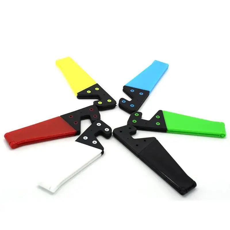 V-Shaped Universal Foldable Phone Stand - Adjustable Holder for Tablets