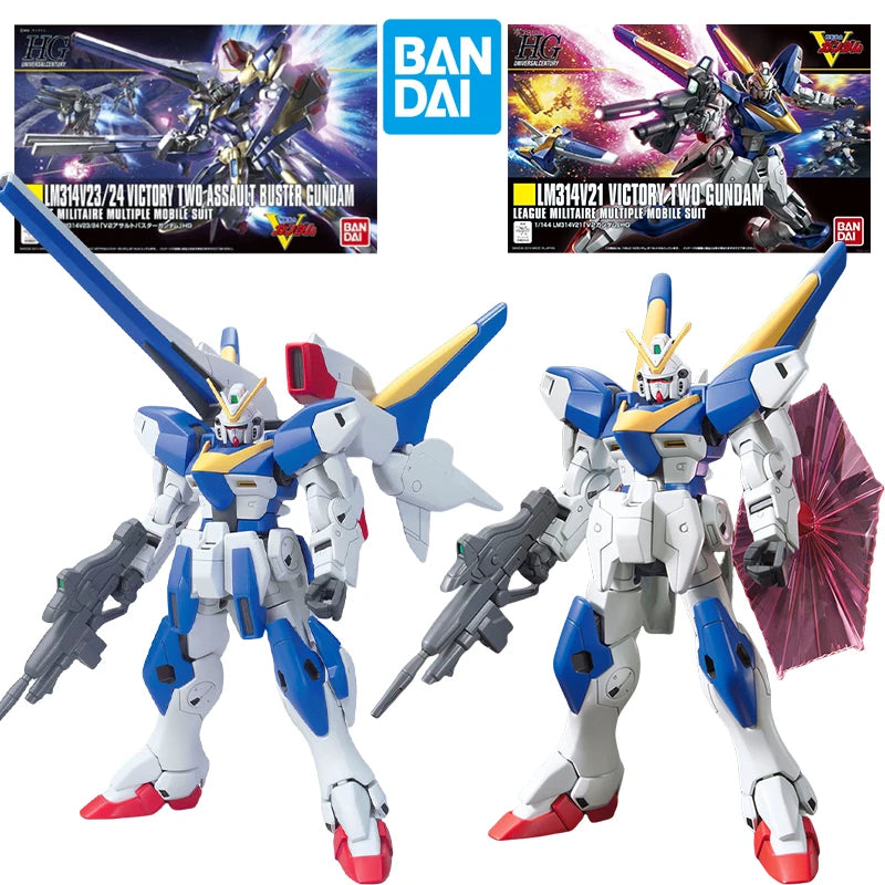 Bandai HGUC 1/144 Victory 2 Gundam Model Kit - Action-Packed Fun