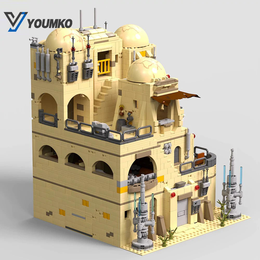 2731PCS Modular Desert Tavern Building Blocks for Creative Design