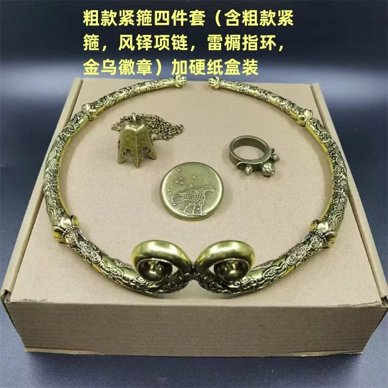 Mythical Monkey King Wukong Hoop Rod - Enchanting Gaming Decor