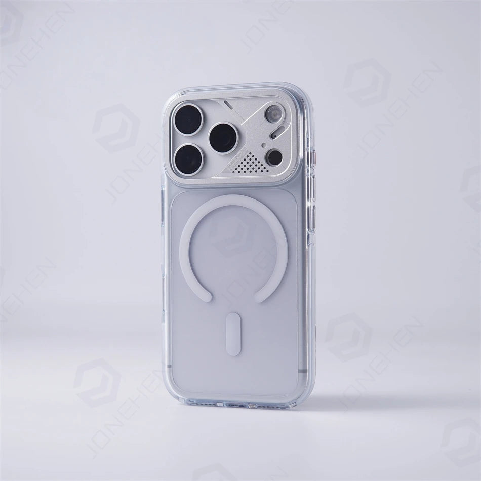 Transparent Magnetic Case for iPhone 17 Pro Max - Ultra-Thin Clear Cover