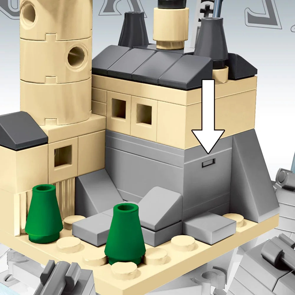1169PCS The Goblet of Fire Building Blocks - Creative DIY Set