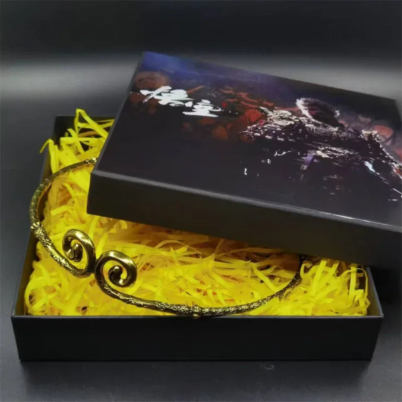 Mythical Monkey King Wukong Hoop Rod - Enchanting Gaming Decor