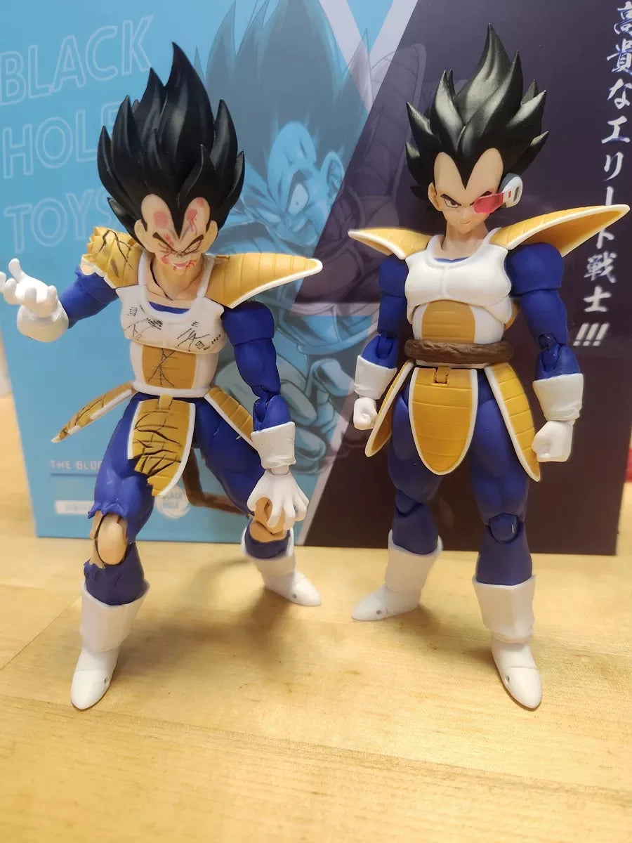 Dragon Ball Z Super Saiyan Battle Damaged Goku & Vegeta Action Figures