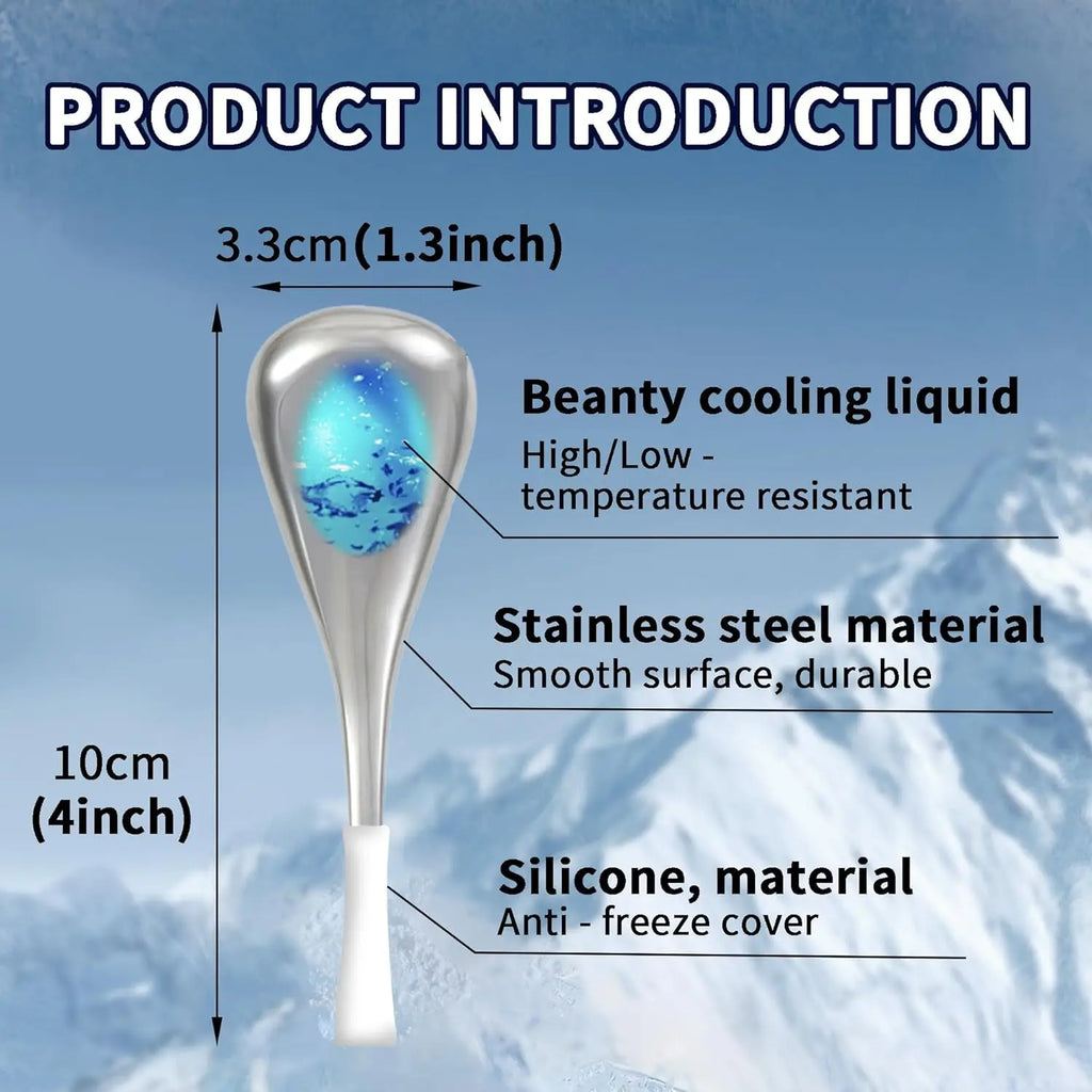 VIMYSHOW Ice Globes - Stainless Steel Cryo Sticks for Radiant Skin