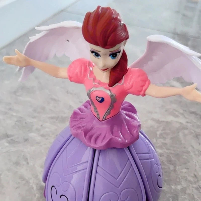 Princess Elsa Light-Up Dancing Doll with Music & Spinning Action