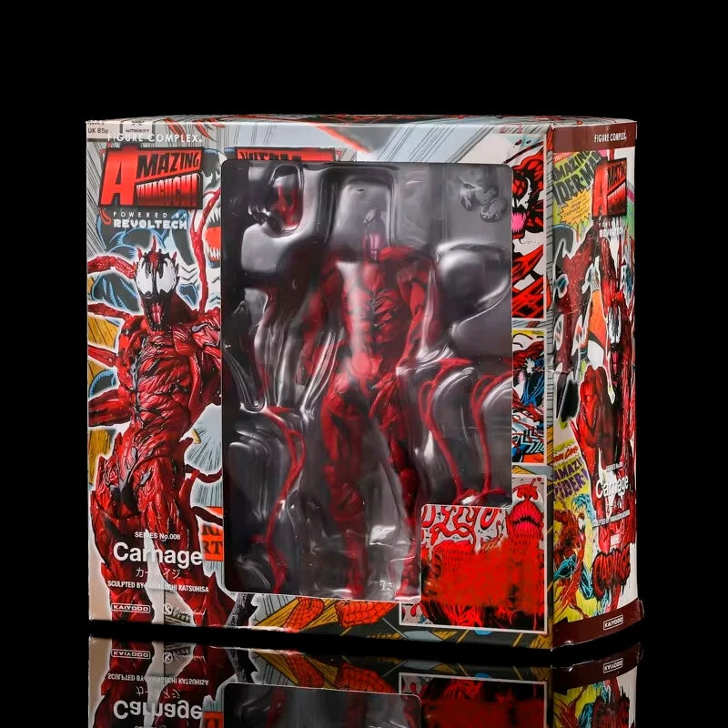 Venom Carnage Action Figure - Movable Spider-Man Collectible Doll