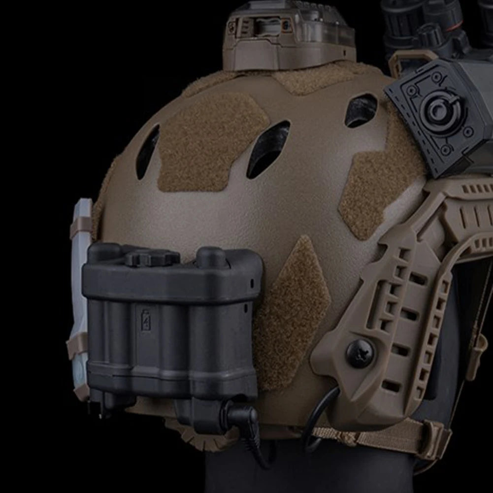 Helmet NVG Battery Pouch - Adjustable Retention System for AN/PVS31