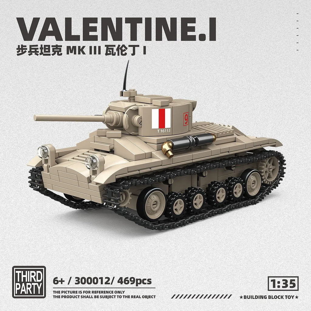 A13MK.I Cruiser Tank Building Blocks - Epic Tank Model for Kids