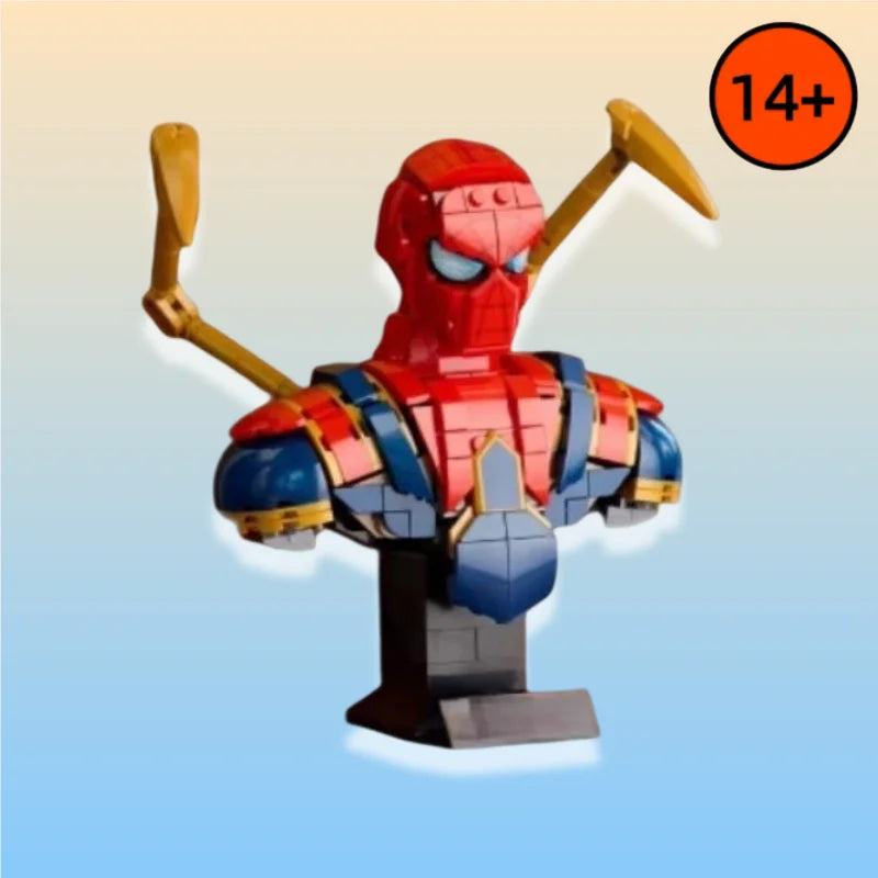 379 Pieces Superhero Robot Spider Building Blocks - Creative Gift Set