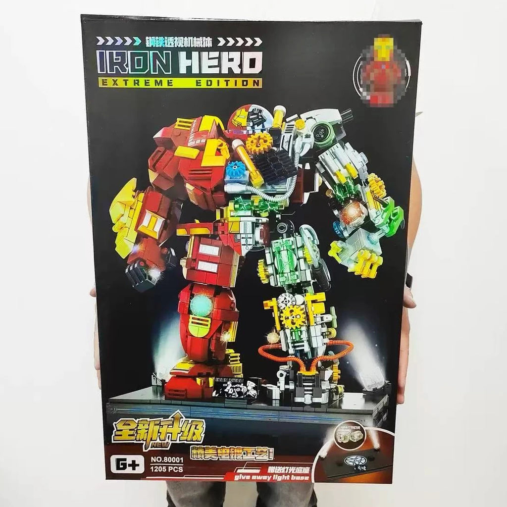 Iron Heroes DIY Building Set - Creative Action Figures for Imagination