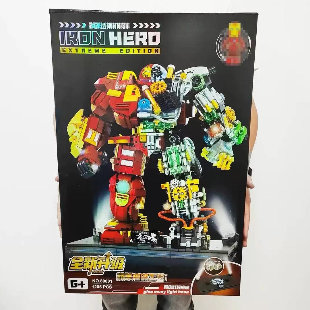 Iron Heroes DIY Building Set - Creative Action Figures for Imagination