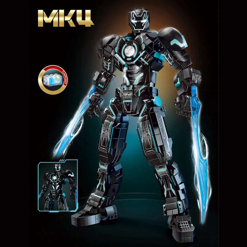 Iron Mecha Building Set - 1500+ Piece Block Collection