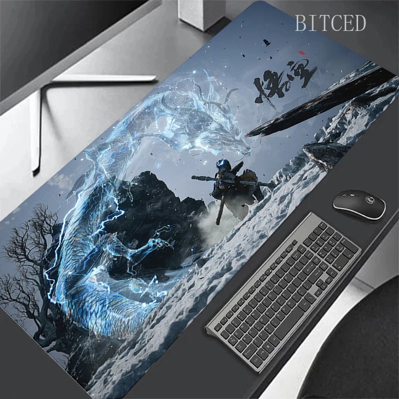 BITCED XXL Gaming Mousepad - Anti-Slip, Durable, Washable Mat