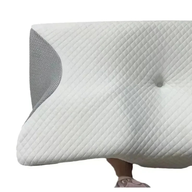 Ergonomic Memory Foam Pillow for Neck Pain Relief & Comfort