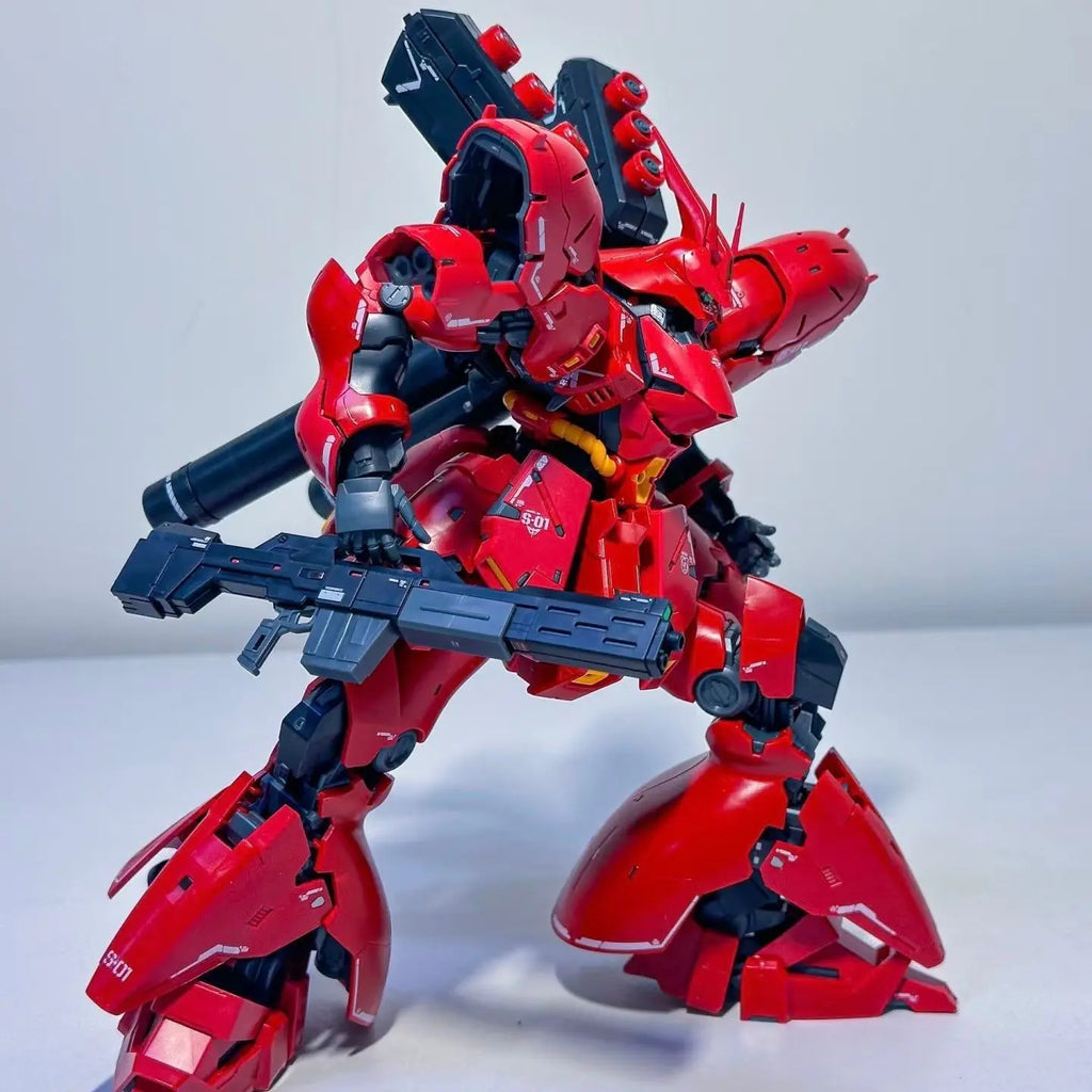 Bandai 1/144 Sazabi Action Figure Model Kit for Hobby Enthusiasts