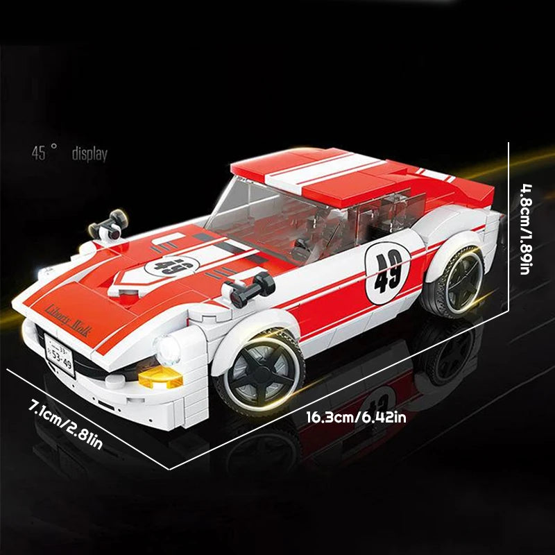 100149 Super Sport Vehicle Model Building Block Set - 330PCS