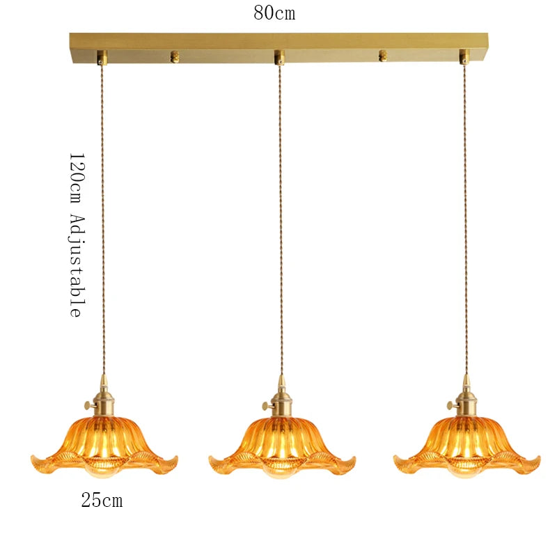 Stylish Glass Pendant Light for Dining Room & Restaurant Décor