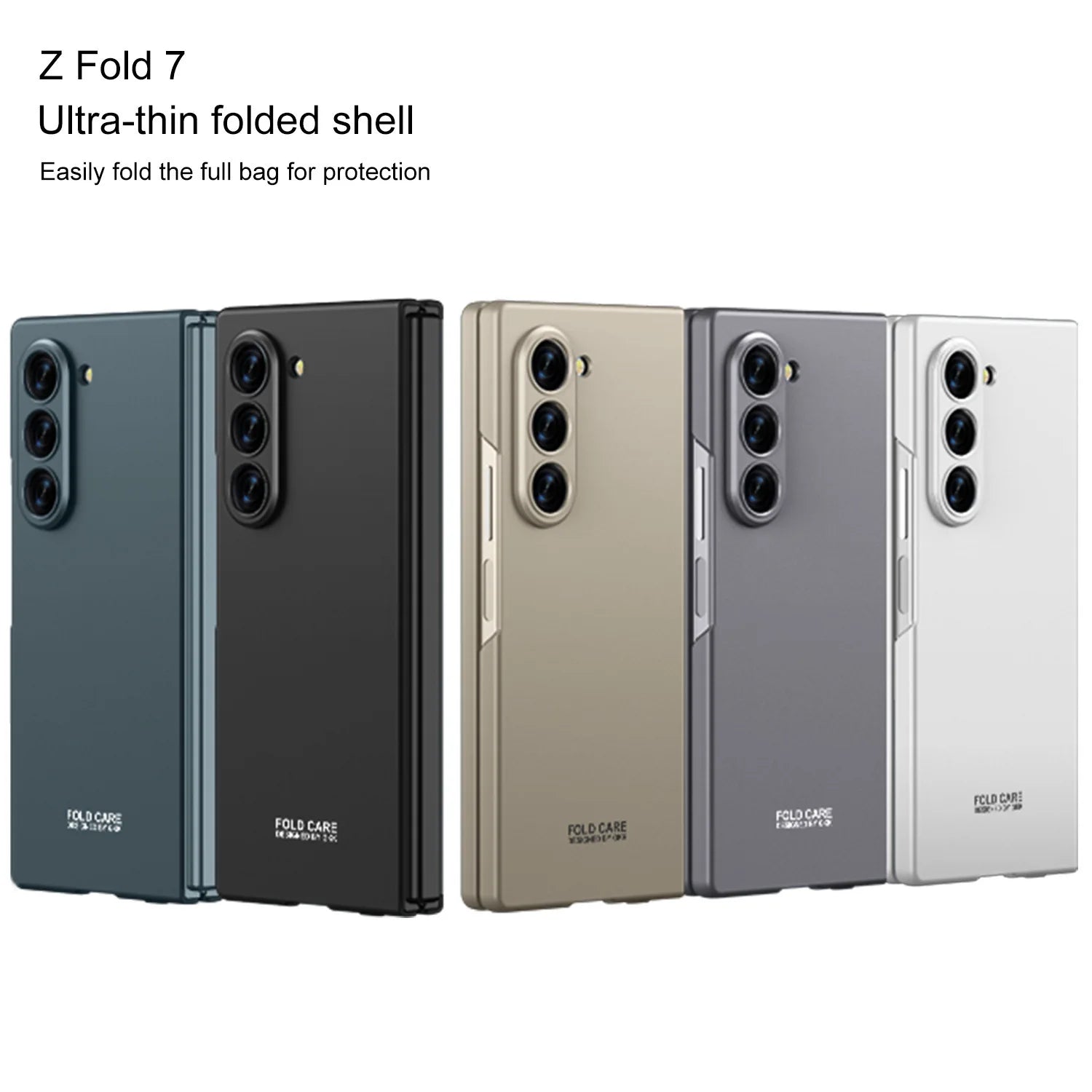 Sleek Ultra-Thin Samsung Z Fold7 Case - Shockproof & Anti-Scratch