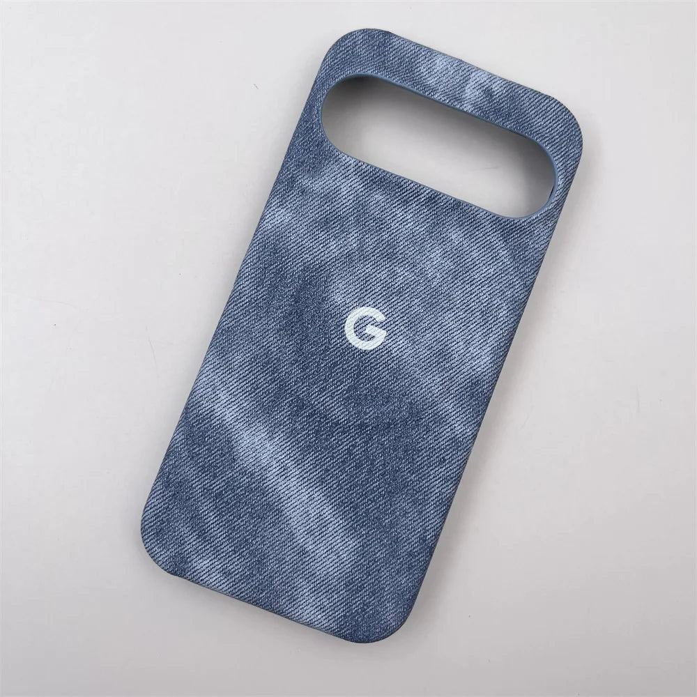 Chic Denim Magnetic Wireless Charging Case for Google Pixel Models