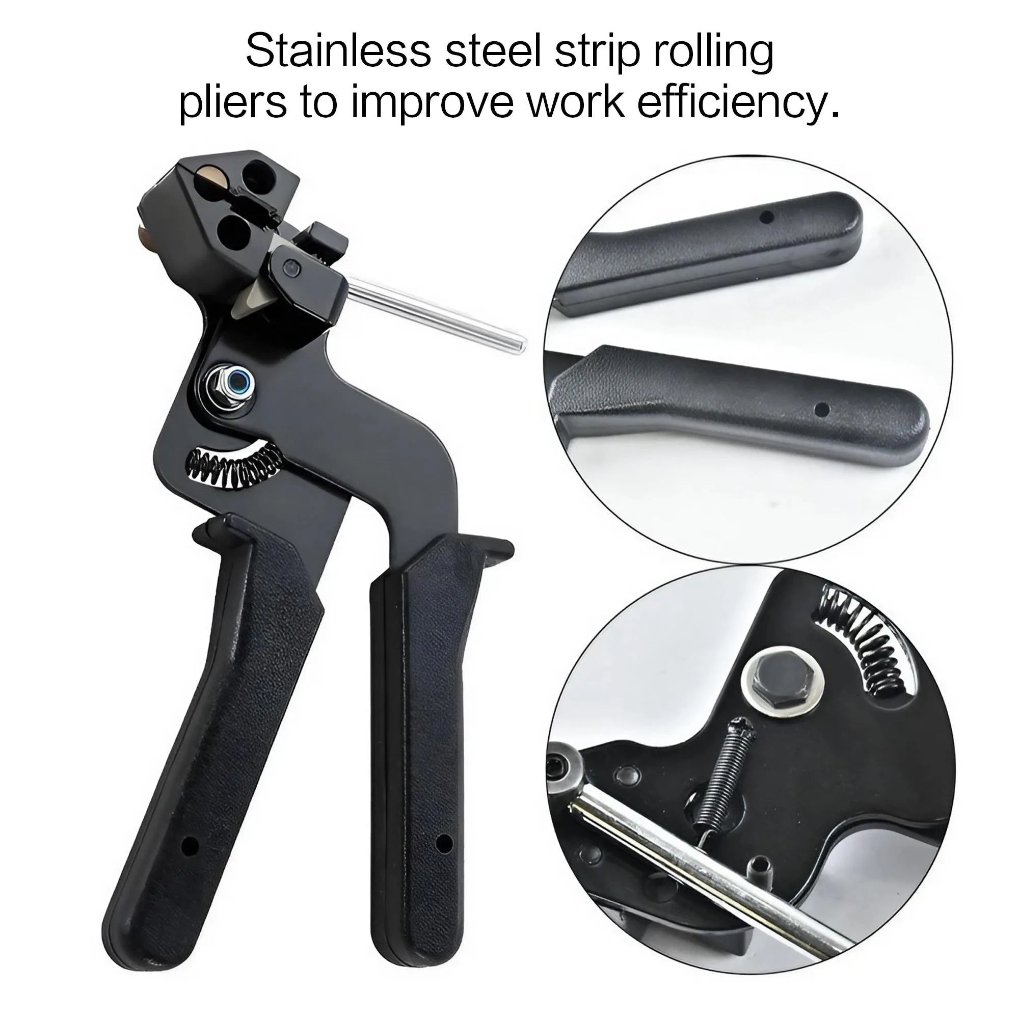 Stainless Steel Cable Tie Tensioner with Built-In Cutter