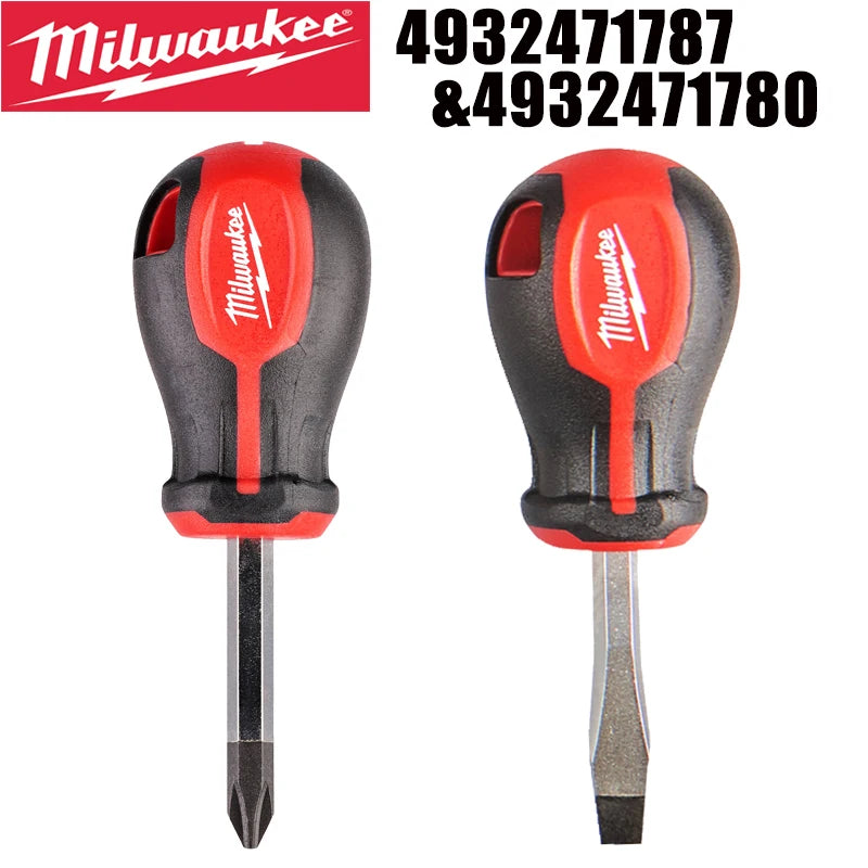 Milwaukee Tri-Lobe Grip Stubby Screwdriver Set - High Torque Performance