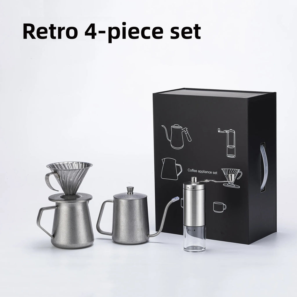 Exquisite Pour Over Coffee Tool Set - Perfect Gift Box!