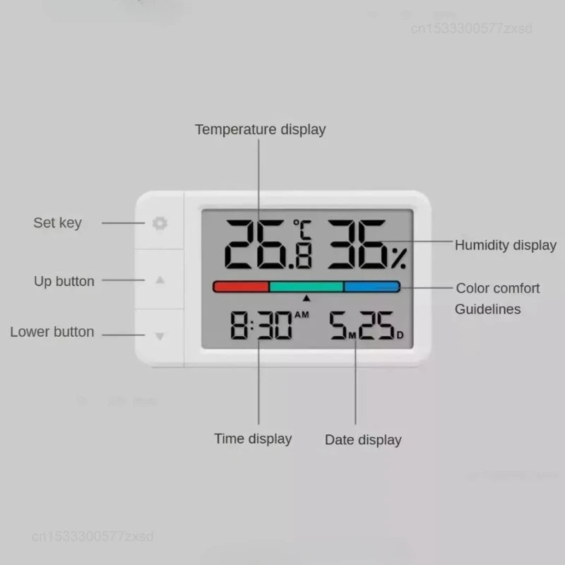 MiaoMiaoCe Mini Intelligent Thermometer & Hygrometer Weather Station