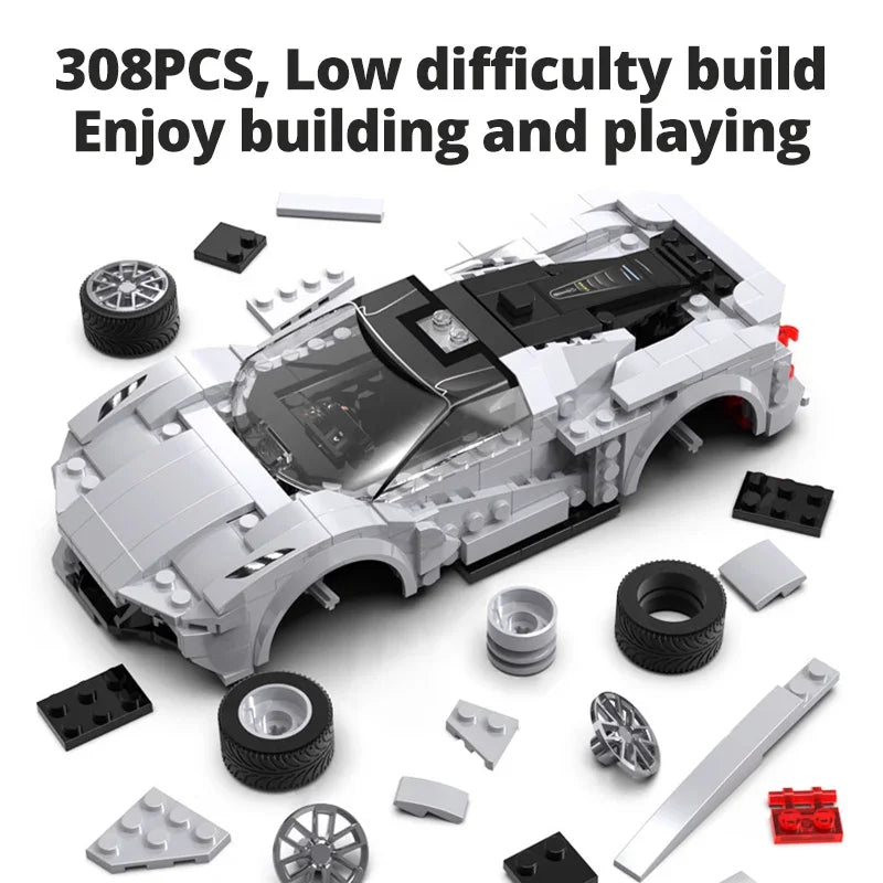 CaDA APP Programming RC Sports Car Building Blocks for Kids