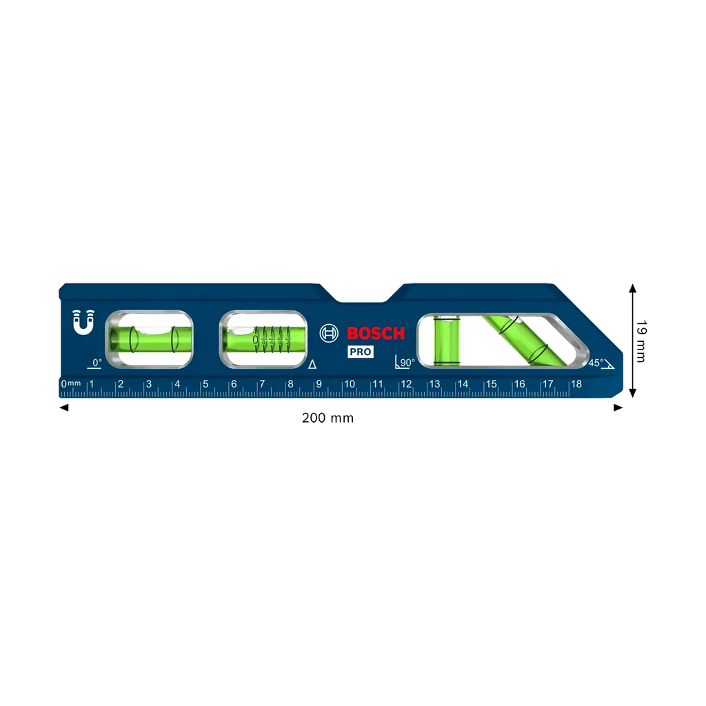 Bosch PRO Billet Torpedo Level - Durable & Accurate Measurement Tool