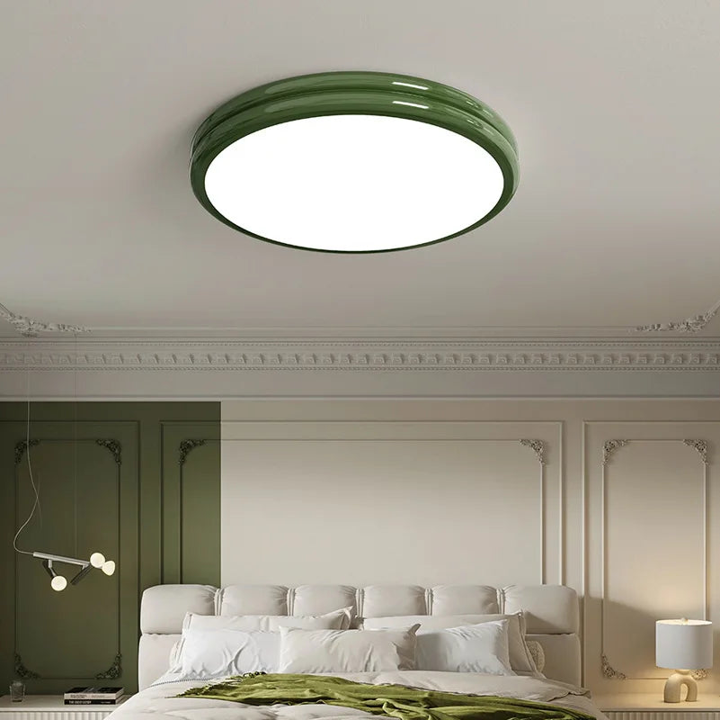 Ultra Thin Modern Round LED Ceiling Light Fixture - Multi-Color Chandelier