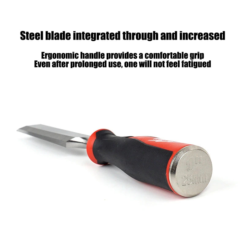 Milwaukee 4-Piece Wood Chisel Set - Ergonomic & Precision Engineered