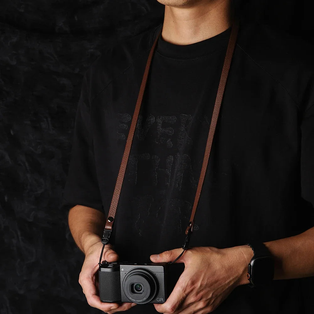 Genuine Leather Camera Strap for DSLR & Mirrorless - Quick Release