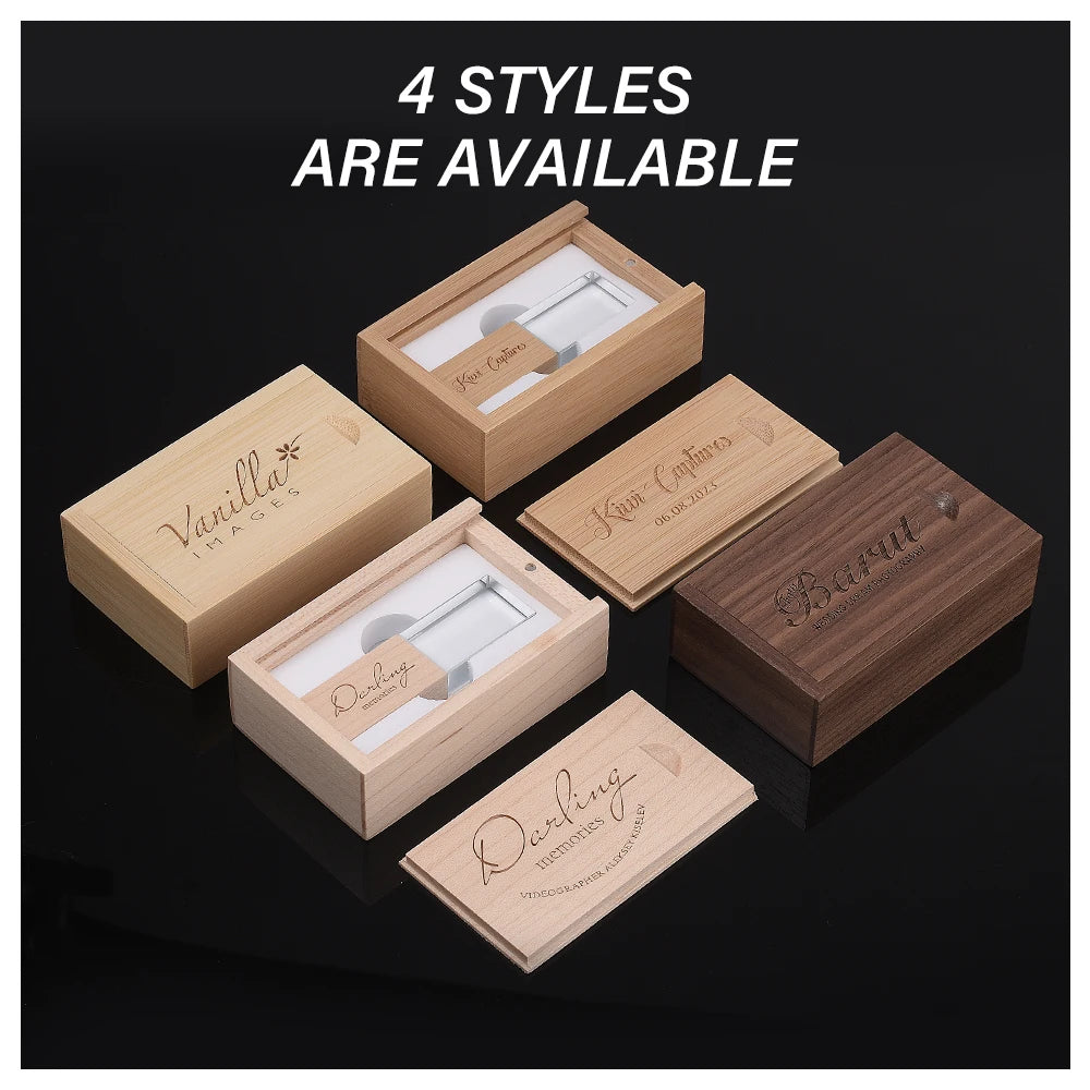 JASTER Custom Logo USB Flash Drives | 128GB - 16GB | Wedding Gifts