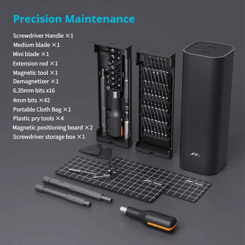 Professional 72-in-1 Precision Screwdriver Set for Electronics Repair