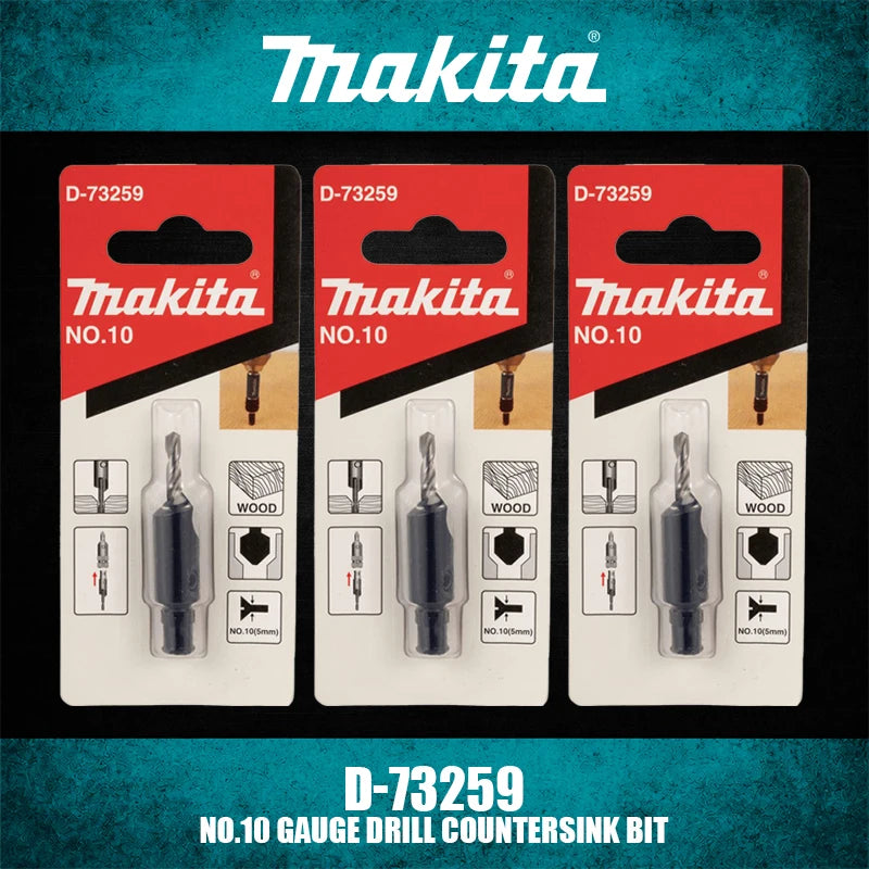 Makita Gauge Drill Countersink & Drive Bit Set | Precision Woodworking Tool