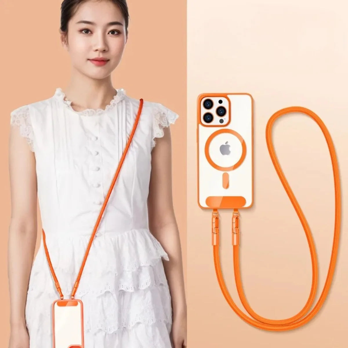 Adjustable Crossbody Phone Case Lanyard with Double Buckle - Multi-functional!