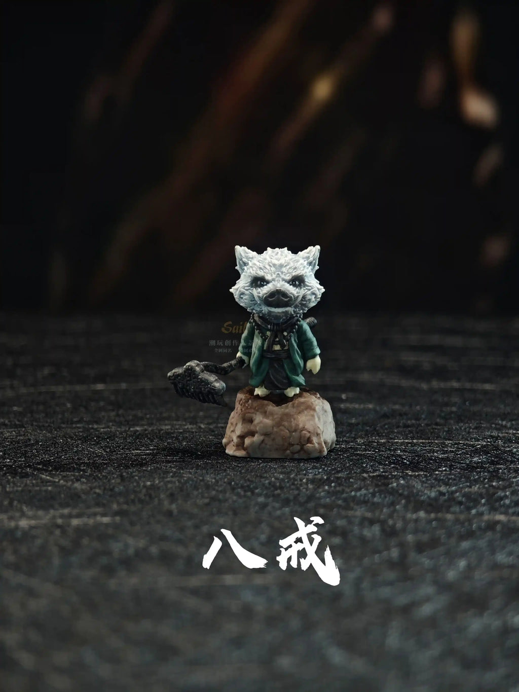 Black Myth Wukong Keycap - 3D Hand Drawn Desktop Ornament
