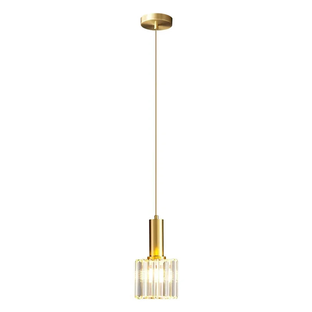 Elegant Crystal LED Pendant Light - Modern Chandelier for Any Space