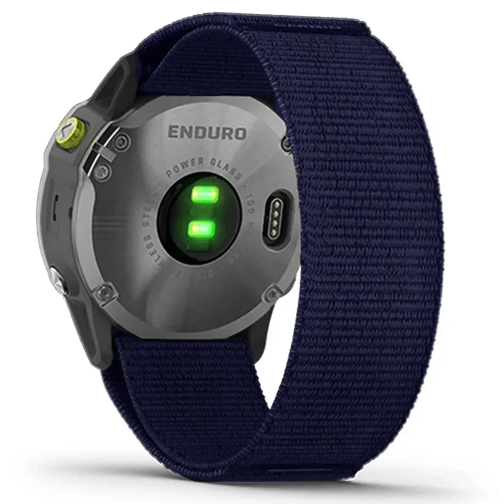 QuickFit 22mm/26mm Nylon Band for Garmin Watches - Durable & Stylish