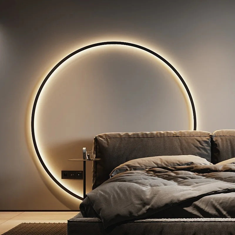 Modern Minimalist LED Circle Wall Sconce for Home Decor