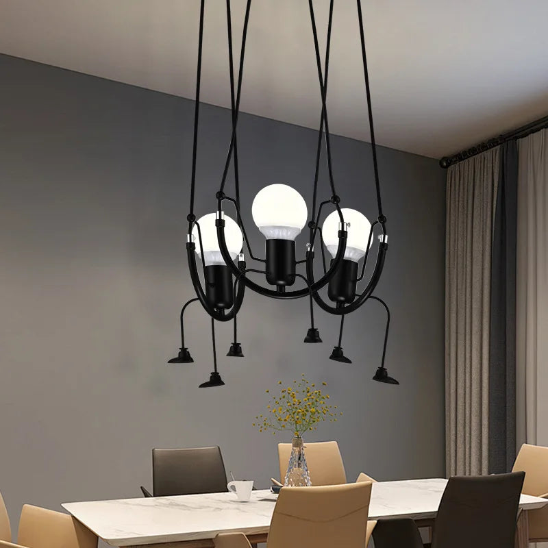 Modern Nordic Iron Art Pendant Lamp for Stylish Living Spaces